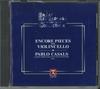 CD CASALS PABLO MENDELSSOHN ETC. Cello Masterpiece Collection TOCE9192 TOSHIBA EMI 1996 Japan Classical Used