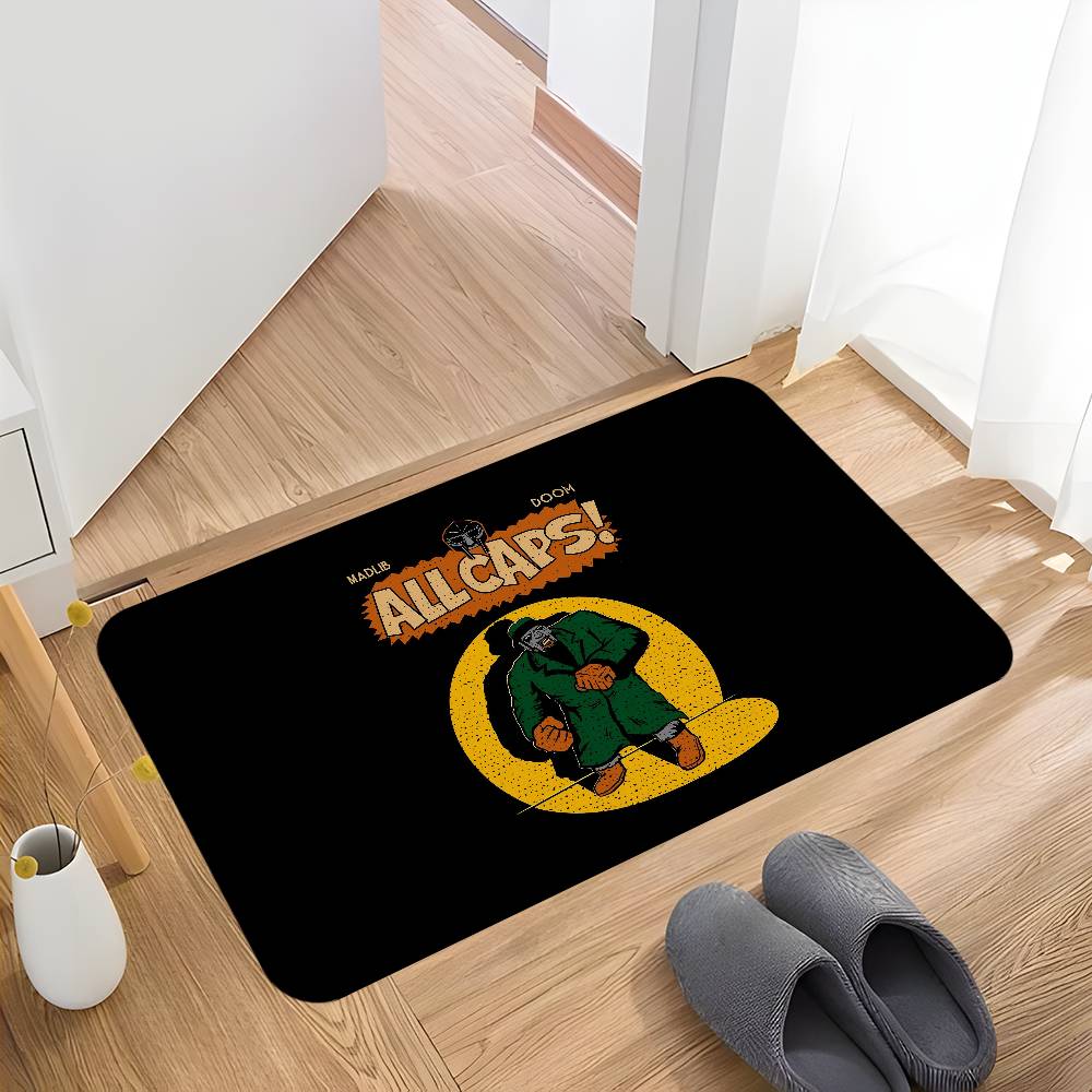 Singer MF DOOM Room Mats Retro Multiple Choice Living Room Kitchen Rug Non-Slip Welcome Rug