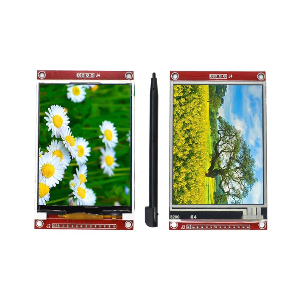 LIZAO 3.2" SPI Serial Color TFT LCD Display 320x240 Touch Panel ILI9341 Driver Module for STM32 Arduino Developmen