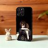 Anime V-Vampire K-Knight Phone Case For iPhone17,16,15,14,13,12Plus,Pro Max,XS,5G Soft Silicone Black Cover