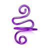 Anneau de tension de crochet en alliage réglable pliable anneau de contrôle de tension de fil pour bricolage violet
