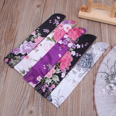 Elegante Seiden-Handfächer-Taschenhalter Faltbarer Handfächer für Etui Party Hochzeit Dropshipping