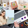 500/1000Pcs Colorful Star Adhesive Holographic Skzoo Zoo Farm Scrapbook Sticker Roll Labels  For Kids Diy Gift Toys