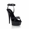 Fashion 15CM Heeled Platform Lacquered Roman Shoes, Stage Party Sandals, Night Show Shoes