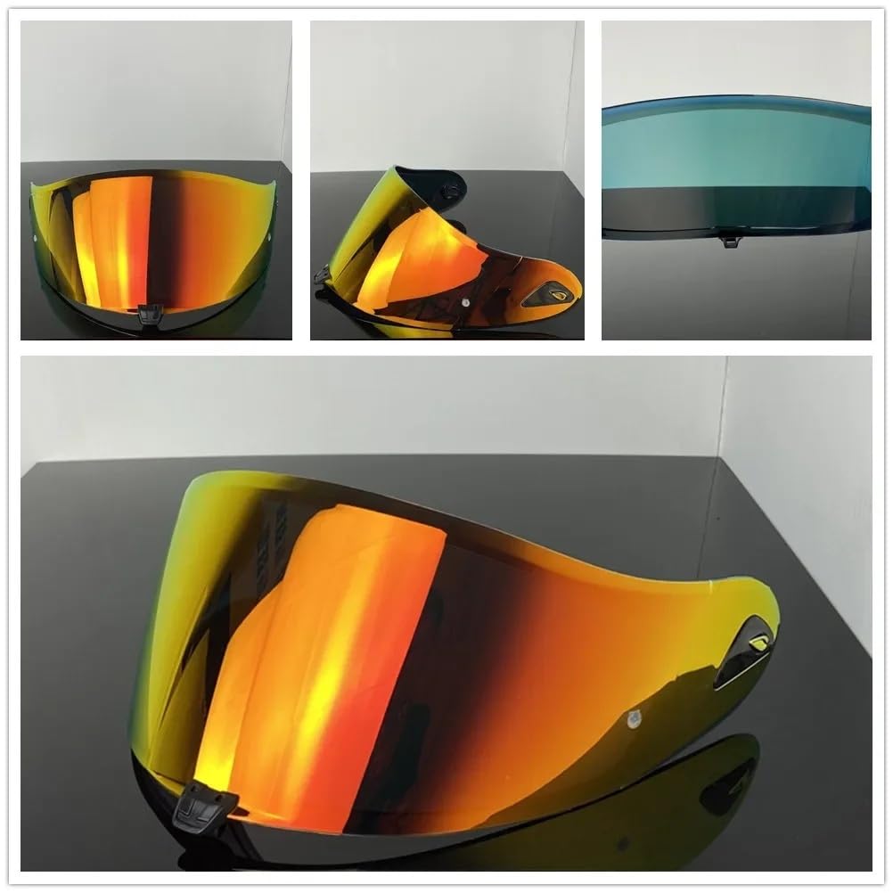 Aero 5 Visor for OGK Kabuto Aero 5 Aero 6 F17 (Revo Deep Red) One size