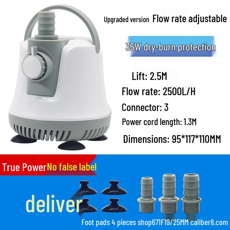 Silent Submersible Water Circulation Pump for Fish Tanks