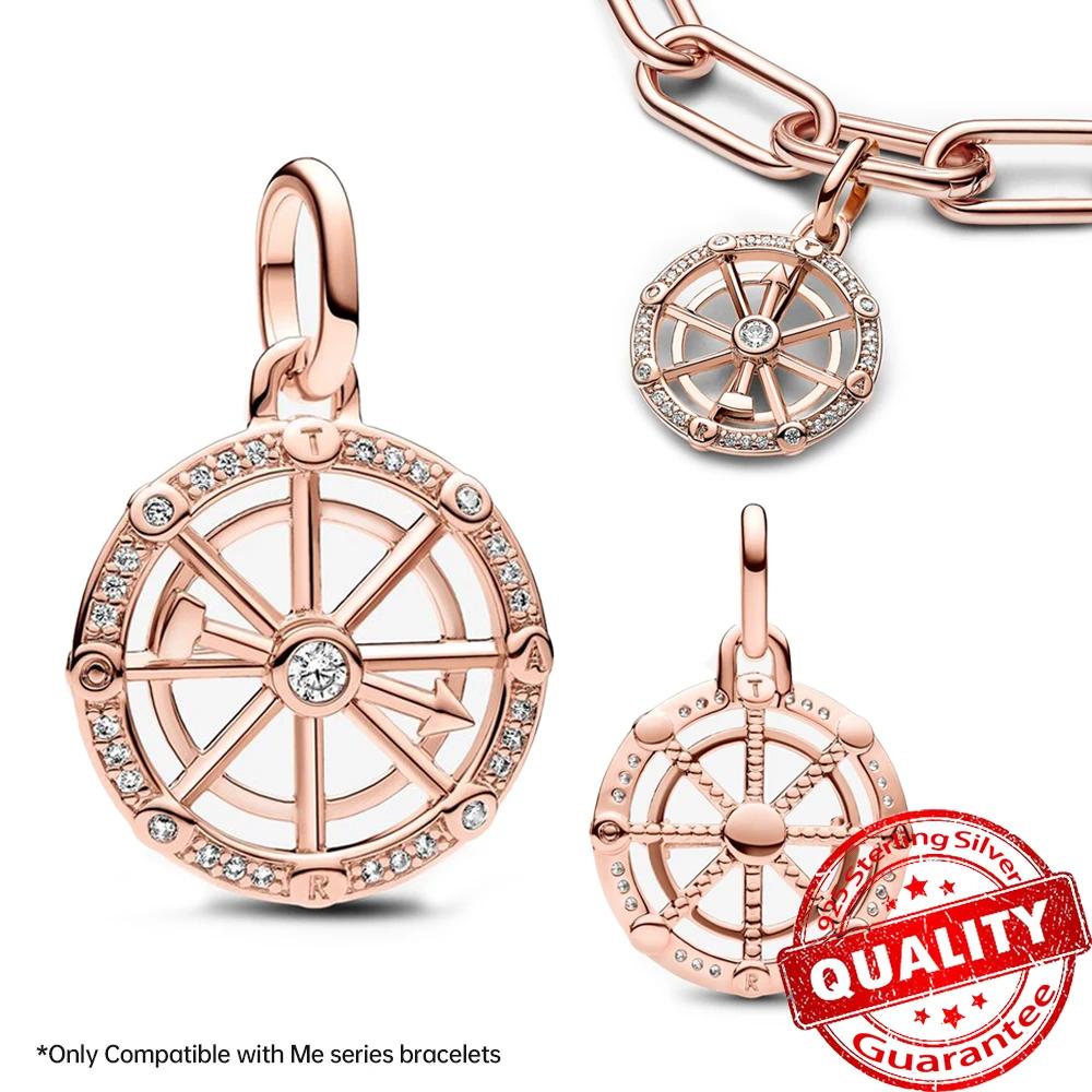 New Copper Me Series Infinity & Wing Medallion Charm Snake Pearlescent Mini Dangle Charm Fit Original Bracelet