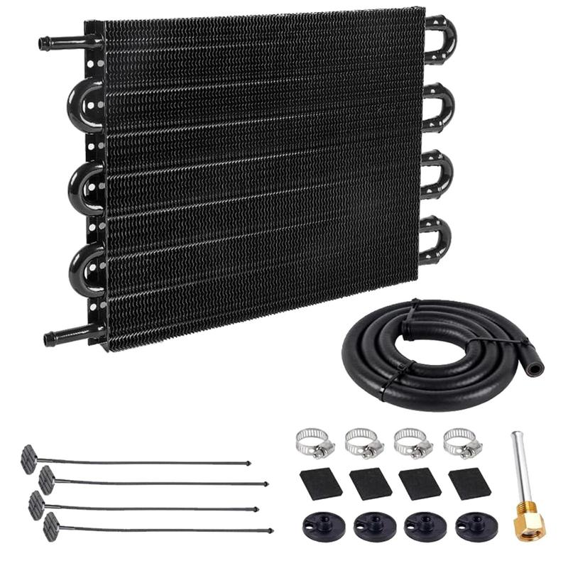 Metal Oil Cooling Kit Universal Transmission Cooler Accessory for Automotive Engine Protection