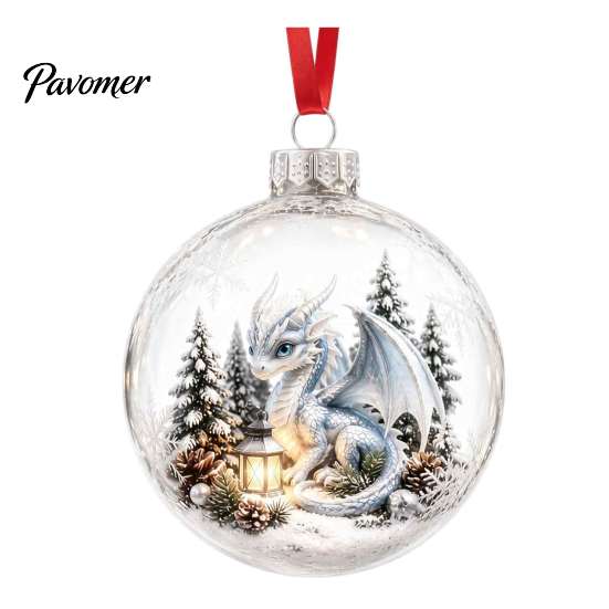 Seasonal Home Decor Ornaments 3D Christmas Animal Faux Crystal Ball Ornament, Lighted Acrylic Hanging Unique Holiday Gift Souvenirs with Hedgehog
