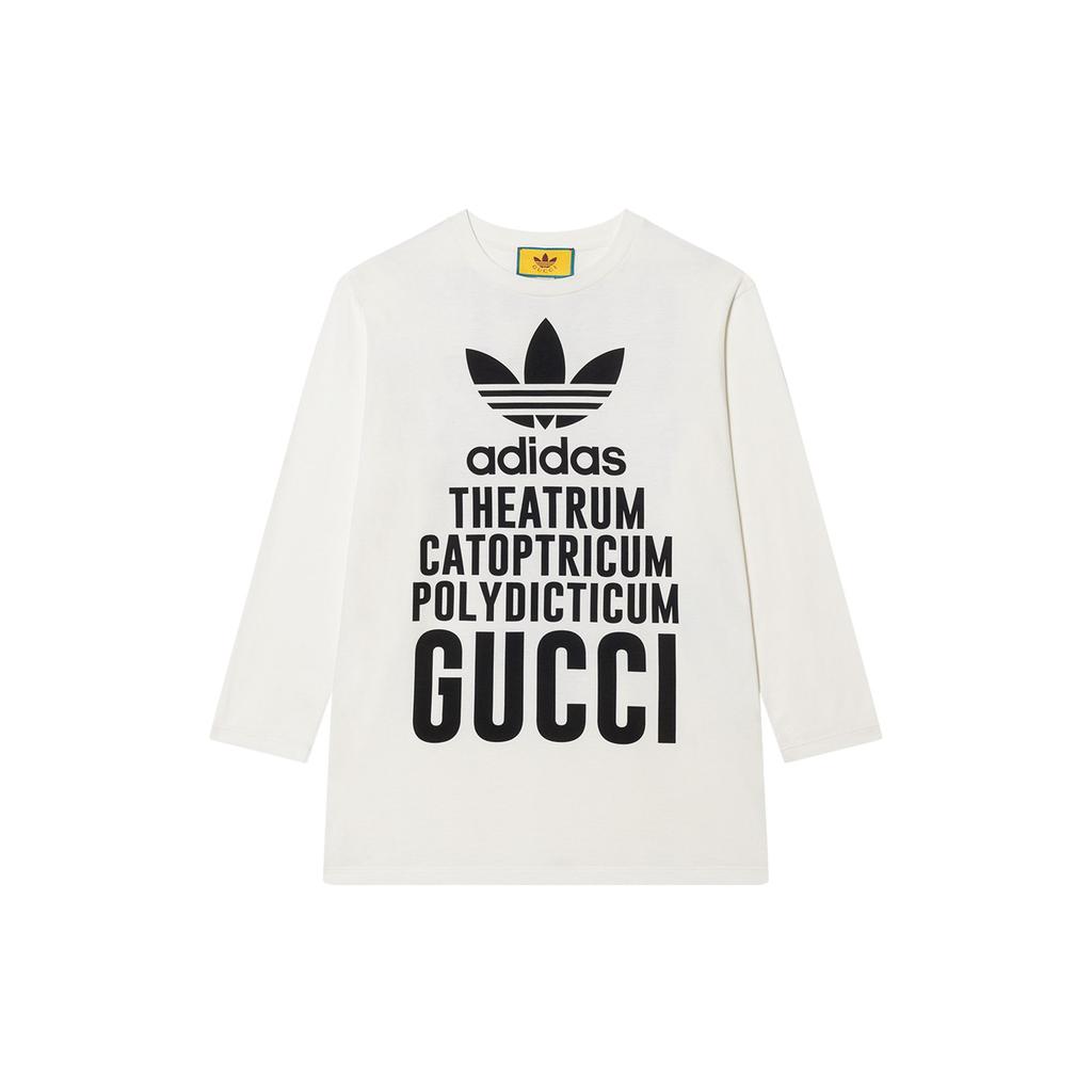 Gucci X Adidas Boat-neck Long-sleeve T-shirt 721393-XJEXL-9095