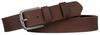 Wide Leather Belt PTN PS-04-90-3491 D.Brown