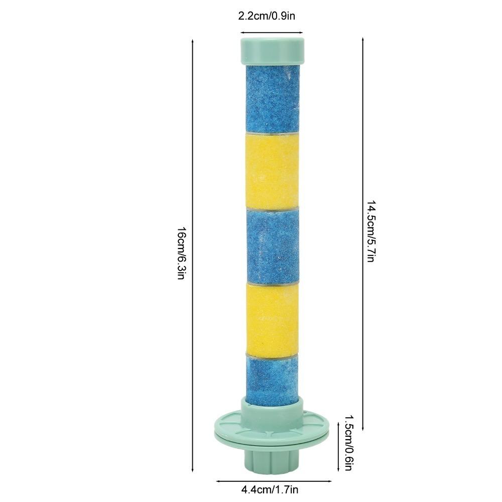 Metal Core Bird Cage Perch Knurled Nut Parrot Beak Trimmer Durable Bird Perch Stand Indoor Aviary