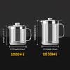 Fine Mesh Kitchen Seasoning Tank 1L/1.5L Capacity Grease Container  Restaurant