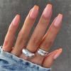 Artificial Nails New Wearable Nails Milk Tea Mousse Pure Desire Series False Nails