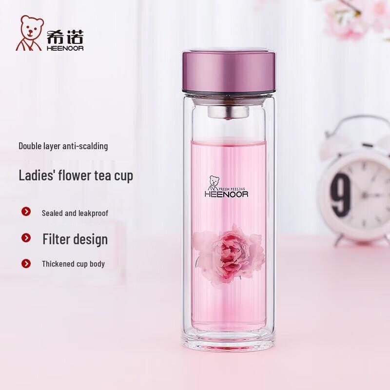 

Xinuo Double-Wall Glass Tea Infuser Bottle