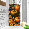 Retro Pumpkin Maple Leaf Flower Phone Case for Honor Huawei 200 Lite 100 400 PRO 80 90 70 X9 X8 Magic 7 6 Lite 5 Pro Soft Cover