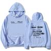 The Fray Is Back Felpe Pile Manica Lunga Casual con Cappuccio da Donna Streetwear Pesante Mentale Felpa con Cappuccio da Donna Unisex