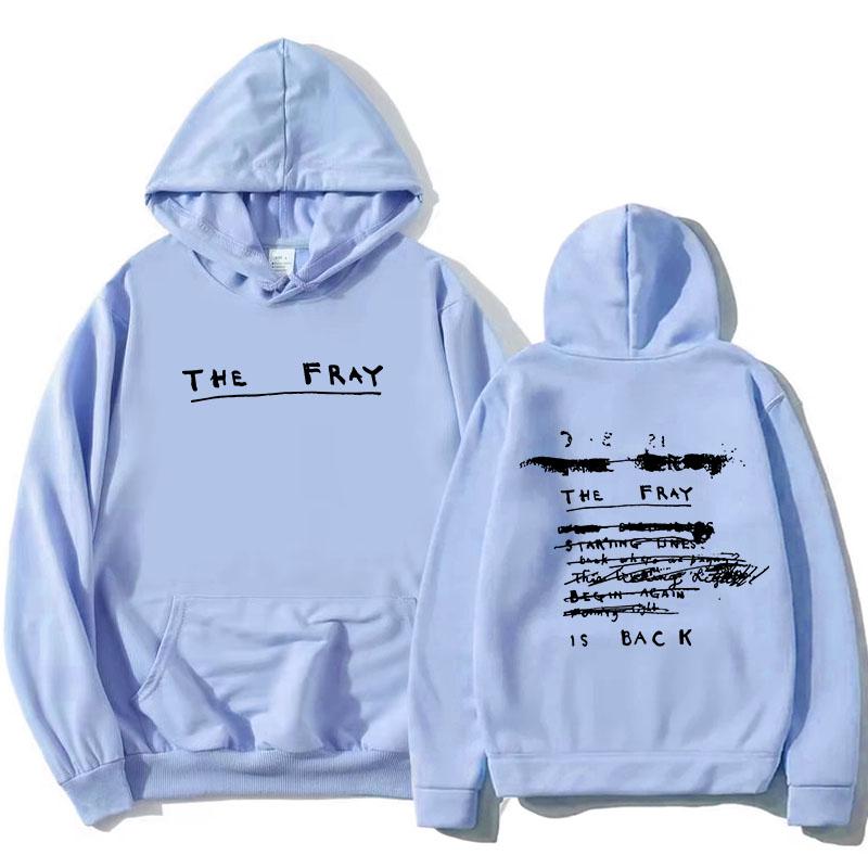 The Fray Is Back Felpe Pile Manica Lunga Casual con Cappuccio da Donna Streetwear Pesante Mentale Felpa con Cappuccio da Donna Unisex