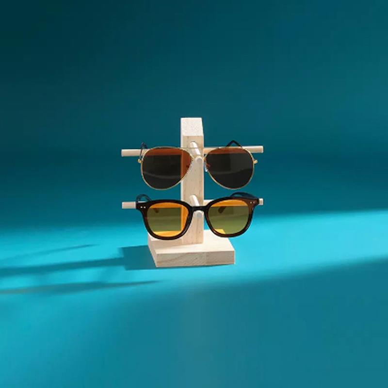 Handmade Wooden Glasses And Jewelry Display Organizer Rack For Retail And Personal Use 719₽