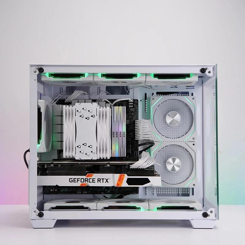 LDPCSJ Prism 4RS 120mm ARGB PC Case Fan with Infinity Mirror Design Motherboard Sync 4PIN PWM CPU Cooler Ventilador Fuel Injectors 6