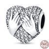 Qikaola Classic Cute Elephant Charms Beads Fit Original  Bracelet Real Silver Color Pendant DIY Jewelry