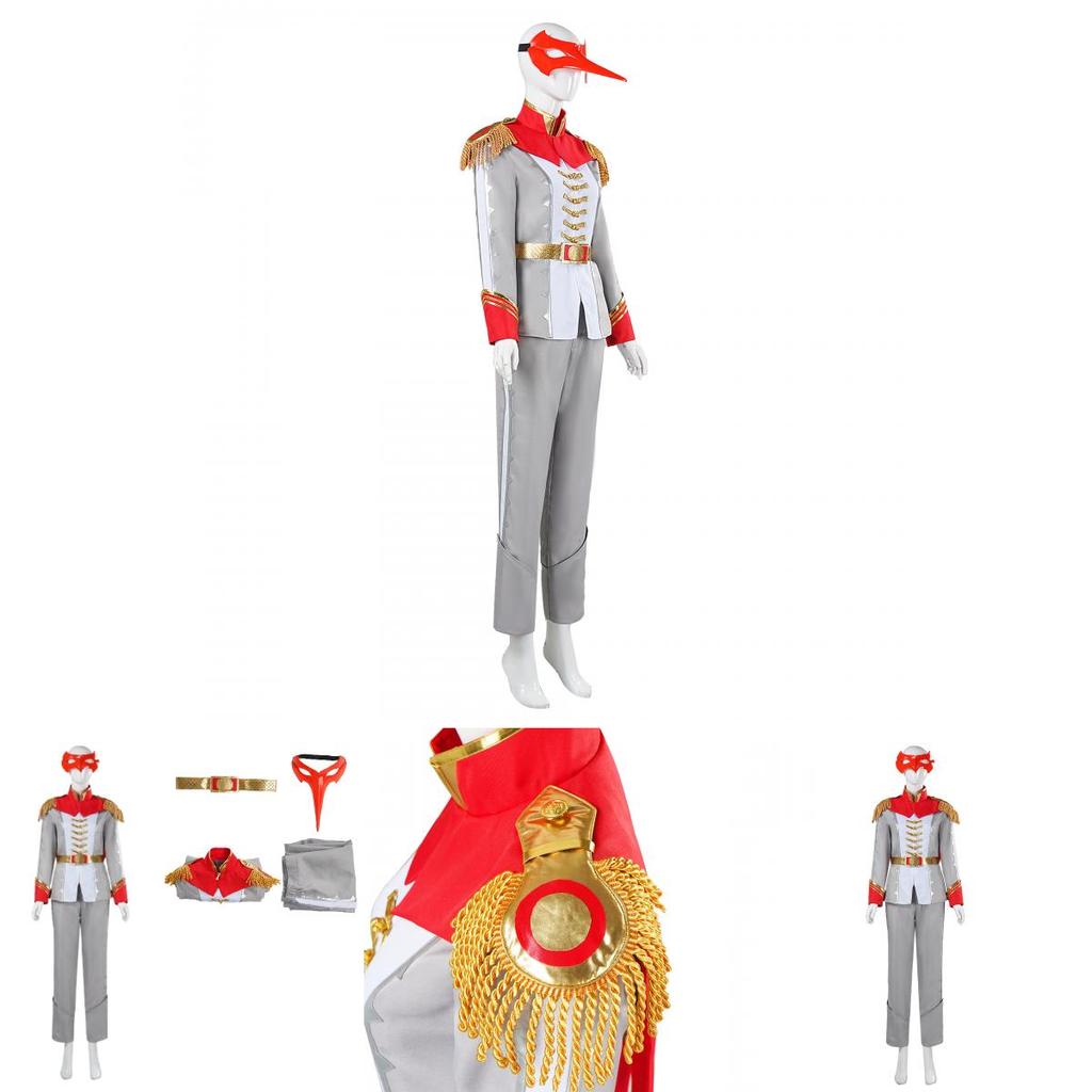 Persona 5 Akechi Goro Cosplay Costume Set With Mask For Anime Role Play