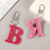 Simple Letters Keychain Backpack Pendant Keyring Bag Hanging Decoration Accessories Gift