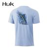 HUK Men's Outdoor Sports Fishing Clothes Short-sleeved T-shirt Shirt Quick-drying Breathable