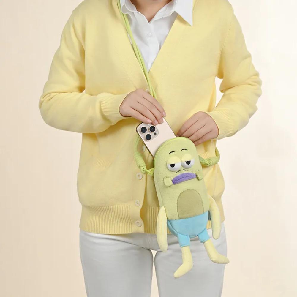 Zaino Peluche Pesce Brutto Carino di SpongeBob, Borsa a Tracolla Personaggio di Bikini Bottom, Borsetta Divertente Peluche per Uso Quotidiano