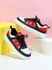 MCTIN Women Casual Shoes Breathable Platform Sneakers Couples Non Slip Leather Skateboard Shoes