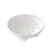 Creative Ceramic Porous Steaming Plate, Steaming Rack In The Pot, Multi-Functional Steamer, Drain Fruit Plate, Household High-Footed Deep Steaming Pla