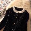 Elegant Women's Autumn-Winter 2025 Fragrant Wind Suit: Jacket & Skirt Two-Piece Set