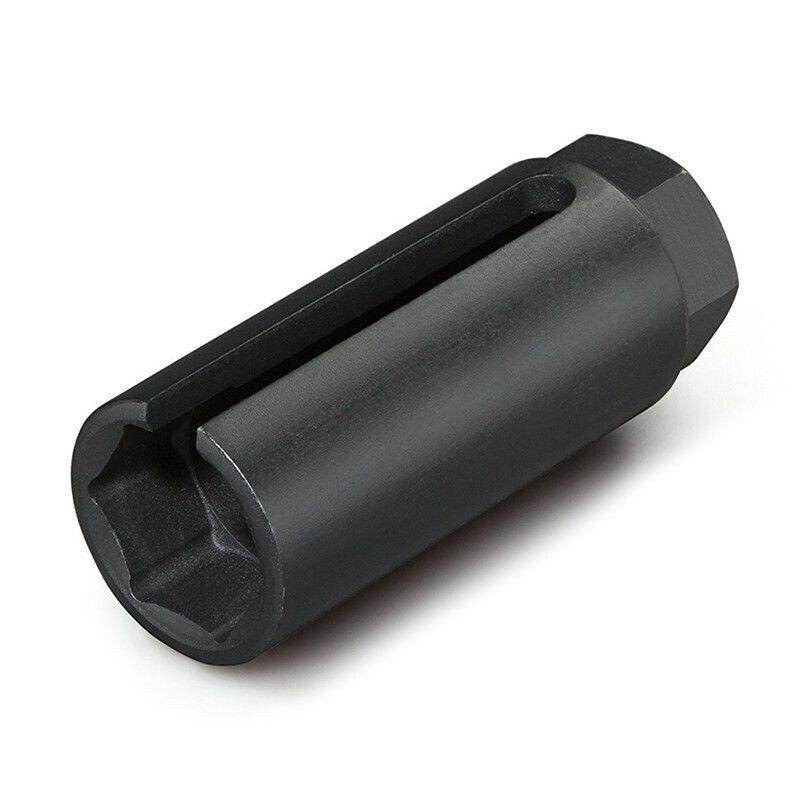 CR-V 22mm Oxygen Sensor Socket 7/8 Square Drive Lambda Remover Tool Steel Black Universal Auto Accessories