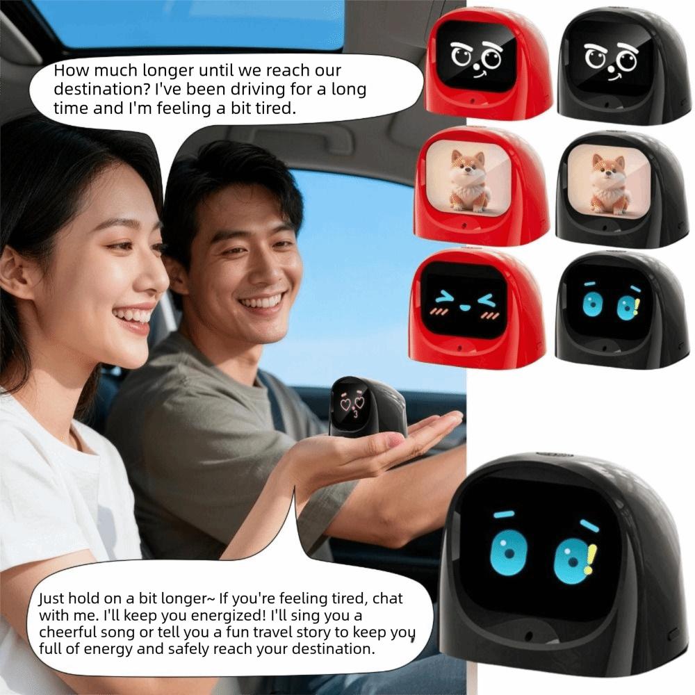 33 Languages Car AI Desktop Robot Car Smart Electronic Pet  Multi‑language Practice