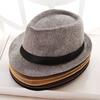 Men's and Women's Jazz Hats, Sunscreen Visors, Imitation Hemp Breathable Fashion Beach Hats, British Retro Top Hats
