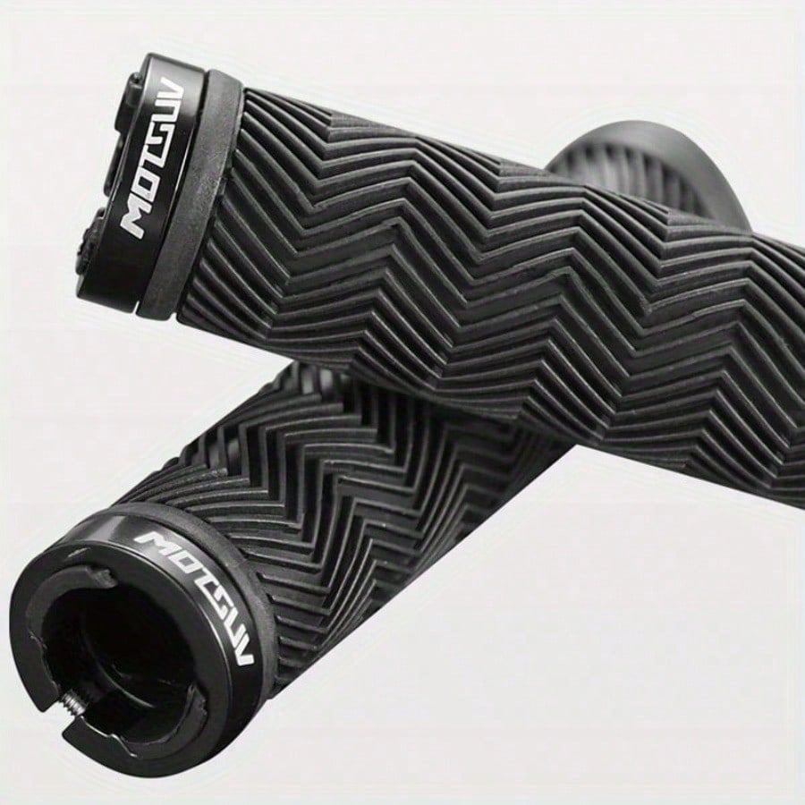 Bicycle Grips Handbar Grip Rubber Non-slip Lock Ring Cycling Anti Slip and Mountain Bike Accessory