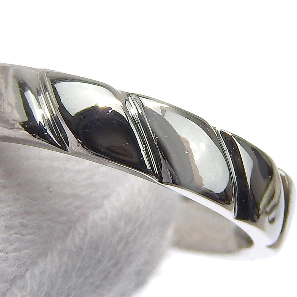 Chaumet Torsade de Chaumet Ring Marriage rings Pt950Platinum #6.4(US Size) 8.1g unisex Used