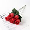 5/10Pcs Red Roses Bouquet Vase for Home Decor Garden Wedding Decorative Wreaths Diy Handwork Artificial Flowers Accessories