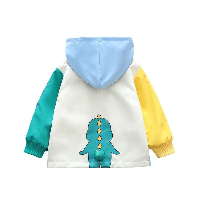 Children's Clothing Boys Jacket Spring and Autumn Fashion Autumn Cartoon Hooded  Jacket