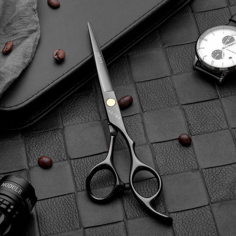 Professional Hairdressing Scissors Set: Flat Teeth, Cutting, and Thinning Scissors - Free Shipping