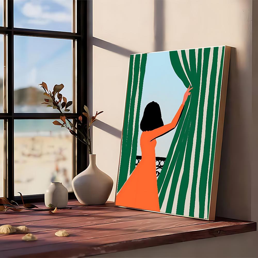 Gambar Abstrak Lind Poster No Framed Poster Kraft Club Bar Paper Vintage Poster Wall Art Painting Bedroom Study Stickers
