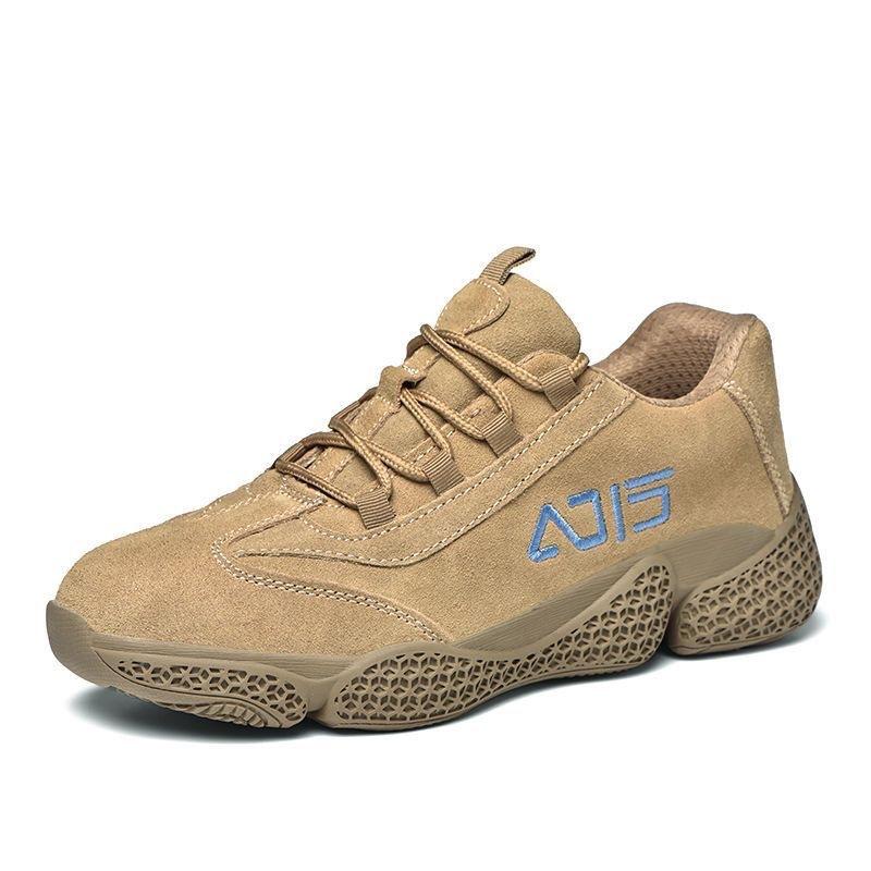 

Men s Safety Shoes Rotary Buckle Work Boots Safety Steel Toe Breathable Safety Shoes Slip-Resistant Puncture-Proof Work Footwear 46