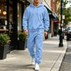 Kleurige Hoodie Set voor Mannen Casual Sweatshirt Outfit voor Lente en