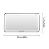 Car Visors Glass Gift for Women Car Visors Vanity Glass with 3 LED Mode Builtin 1200mAh Rechargeable Battery