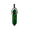 Hexagonal Stone Double-Point Pendant Sweater Chain