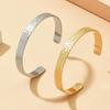 Sleek Stainless Steel Adjustable Bracelet: High-End, Durable, and Colorfast Design