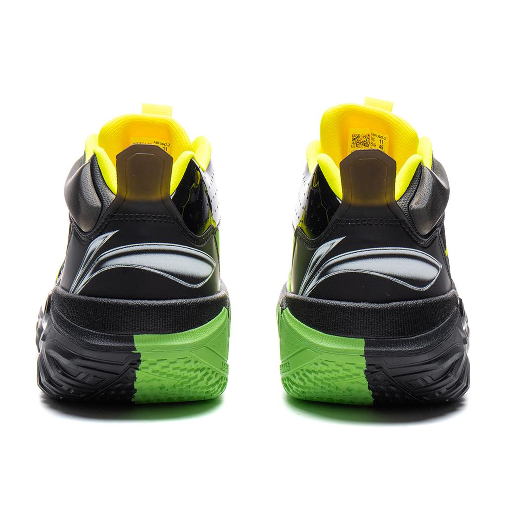 Li Ning Jie Ao 2High Basketball Shoes Men's High top Yellow Black ABFU047-2
