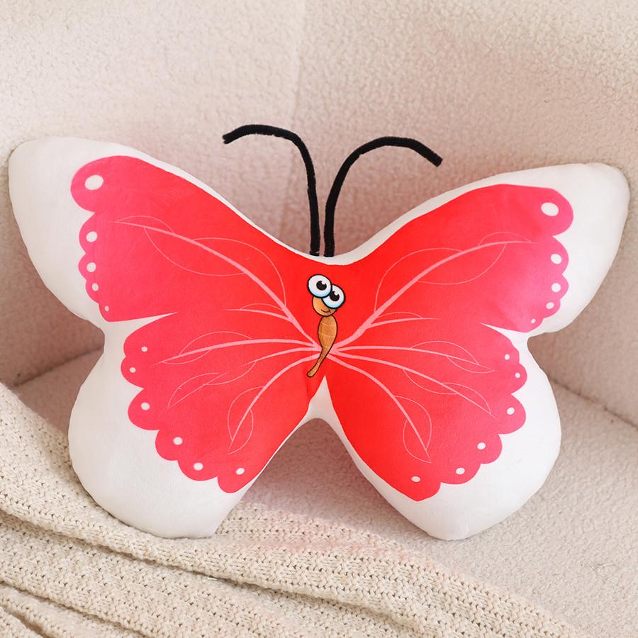 Beautiful Simulation Soft Butterfly Plush Pillow Toy Stuffed Animals Colour Kids Toys Cushion Home Decoration Girl Birthday Gift
