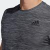 adidas Solid Color Fitness Round Neck Sport Short Sleeve T-Shirt Men Tops Grey FL8478