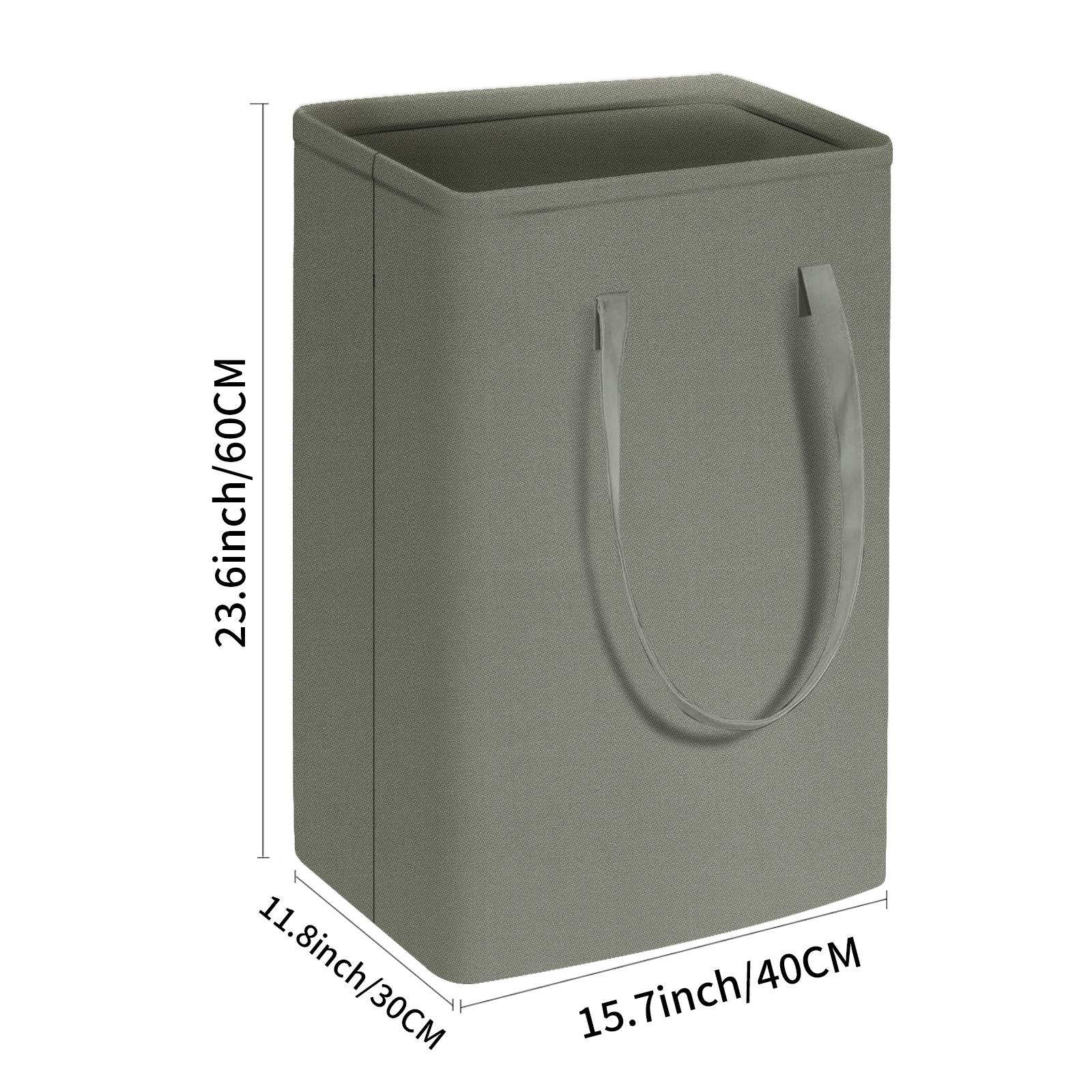 

Большая корзина для белья объемом 75 л, 1-3 шт., водонепроницаемая складная корзина с удобными ручками для переноски, для семейного общежития, спальни, одежды, игрушек 1pcs серый